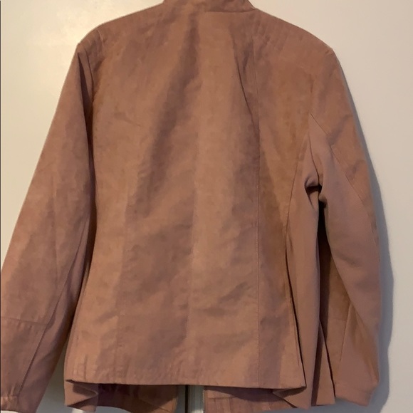 XL New Directions pink suede jacket - Picture 4 of 6